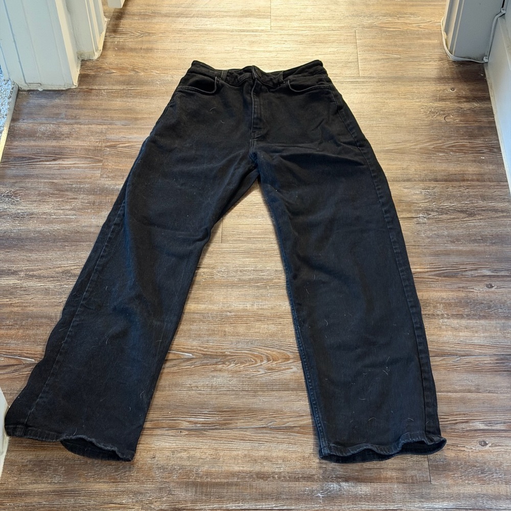 Black Straight Leg Fit Jeans